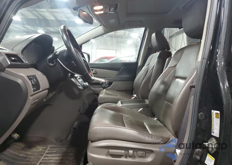 2013 Honda Odyssey Touring from USA, damaged, VIN 5FNRL5H96DB040573